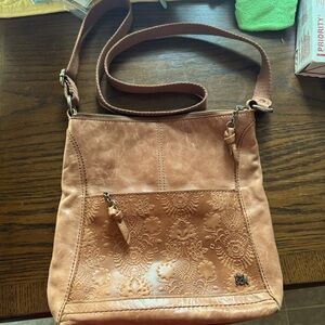 The Sak leather shoulder bag new with tags inside